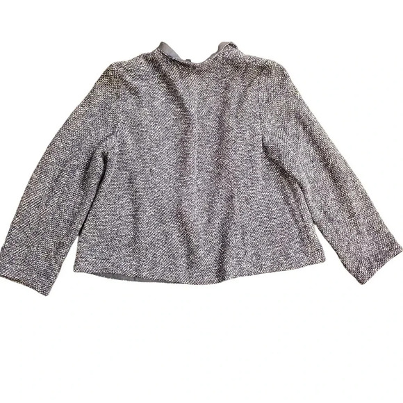 Talbots Open Cardigan Sweater Women's Size 1XP Blue Cotton Long Sleeves Pockets - Picture 2 of 11